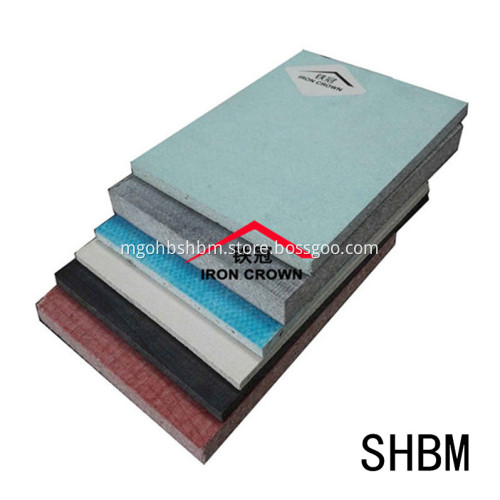 High strength No-asbestos Fire-resistant 8mm MgO Board